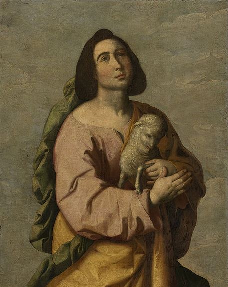 Francisco de Zurbarán - Santa Inês.jpg http://en.wikipedia.org/wiki/File:Francisco_de_Zurbar%C3%A1n_-_Santa_In%C3%AAs.jpg