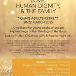 Pure in Heart retreat, 20-22 March