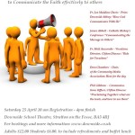 One day conference on “Tools for evangelisation: communicating the faith”