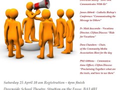 One day conference on “Tools for evangelisation: communicating the faith”