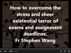 How to overcome the stress and sheer existential terror of exams and assignment deadlines