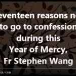 Seventeen reasons not to go to confession during this Year of Mercy