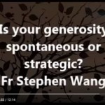 Is your generosity spontaneous or strategic?